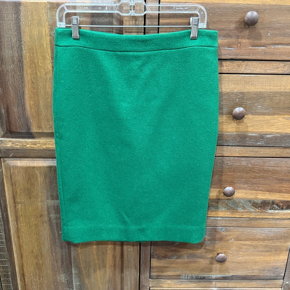 J Crew Wool Blend Pencil Skirt